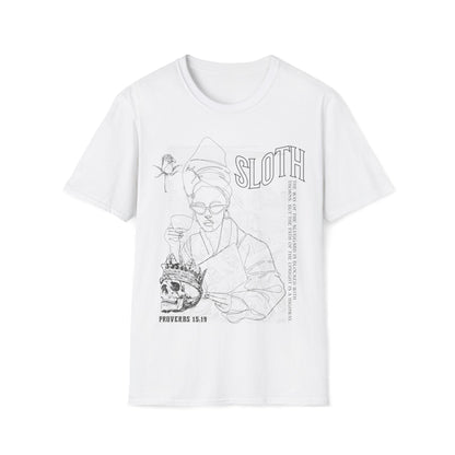 7 Todsünden Faultier T-Shirt