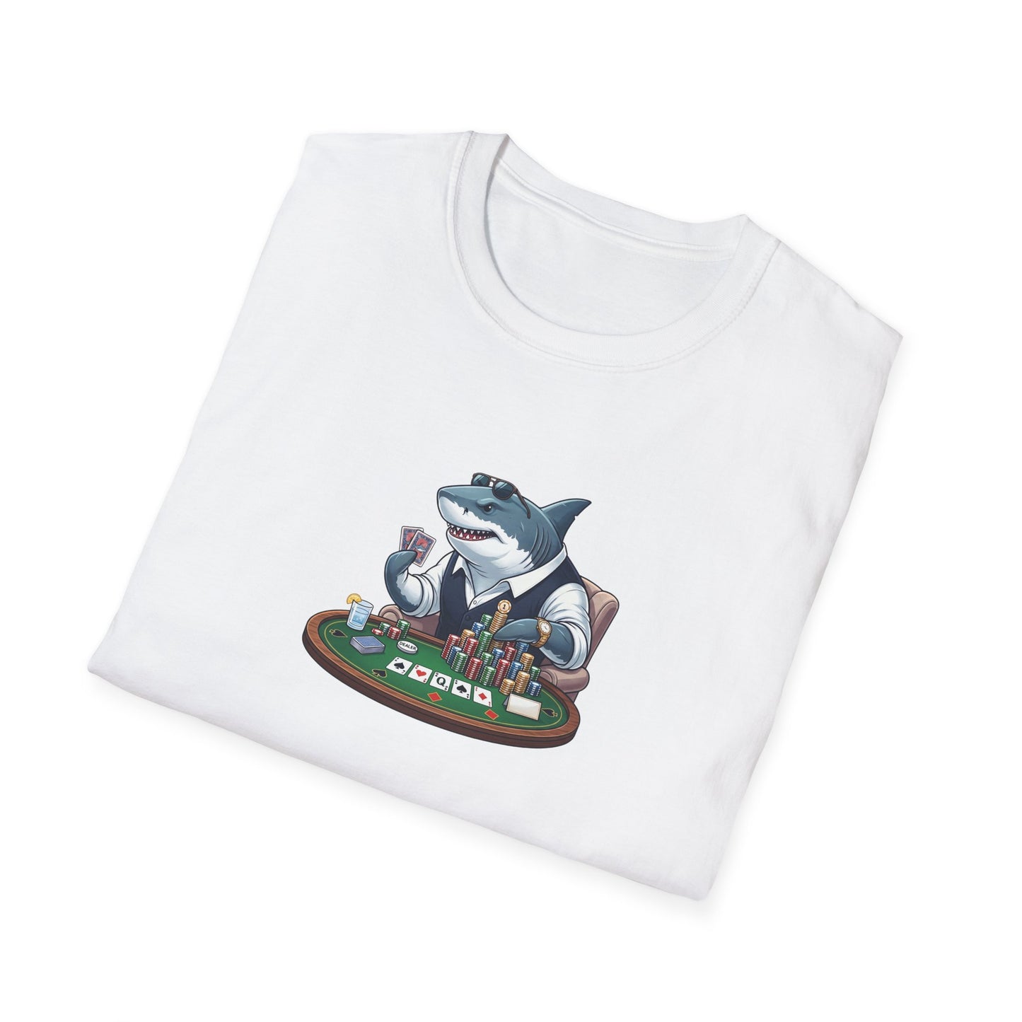 Shark Poker T-Shirt
