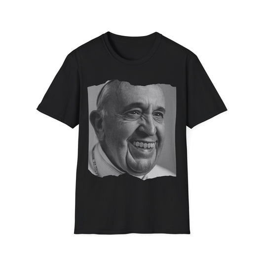 Pope Francis With Grillz T-Shirt