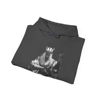Gothic Chrome King Illustration Hoodie
