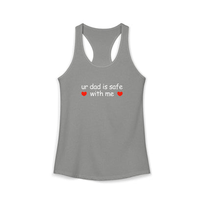 ur dad is safe with me Y2K Tank Top