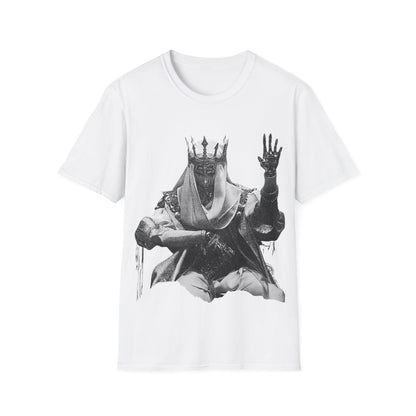 Gothic Chrome King Illustration T-Shirt