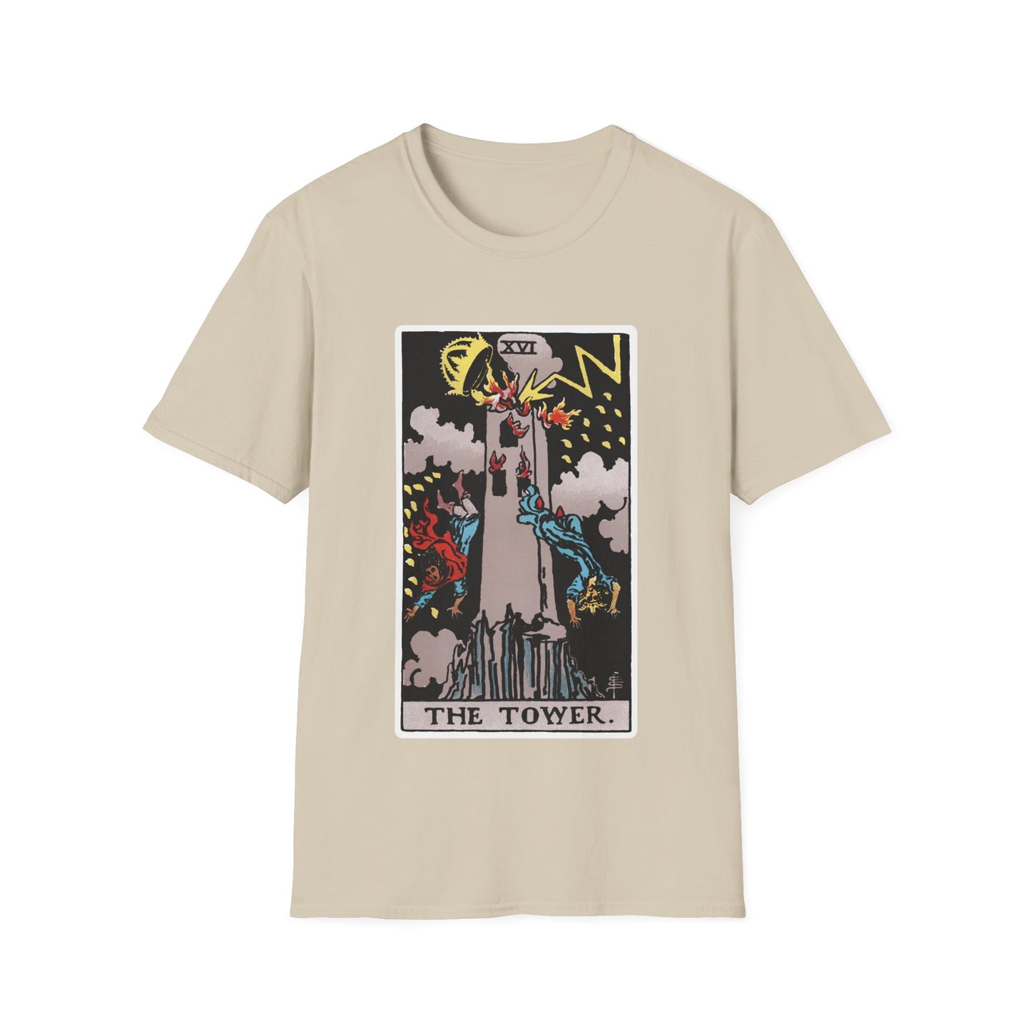 Camiseta de la Carta del Tarot La Torre