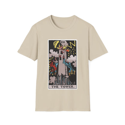 Camiseta de la Carta del Tarot La Torre