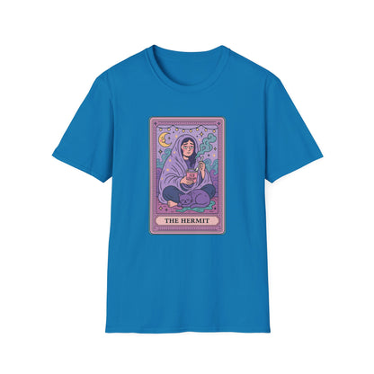 "The Hermit" Cartoon Tarot Card T-Shirt