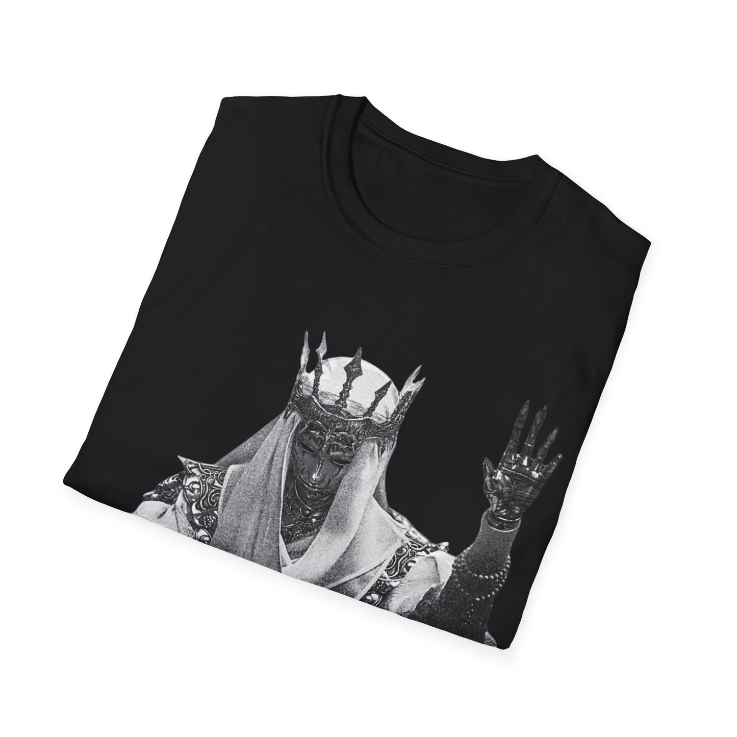 Gothic Chrome King Illustration T-Shirt