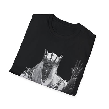 Gothic Chrome King Illustration T-Shirt