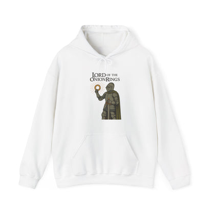 Lord of the Onion Rings Medieval Parody Hoodie
