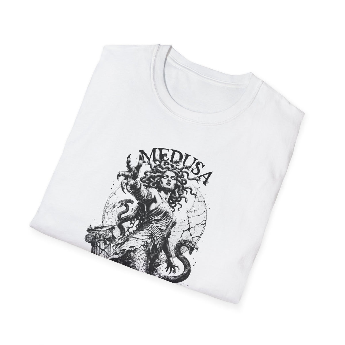 Medusa Illustrated T-Shirt (Front)
