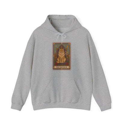 Mock Tarot Card "The Emperor" Cat Hoodie