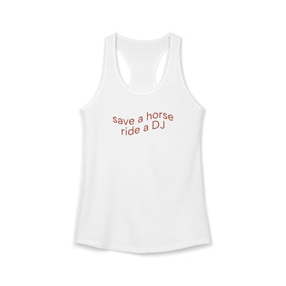 Save a Horse Ride a DJ Y2K Tank