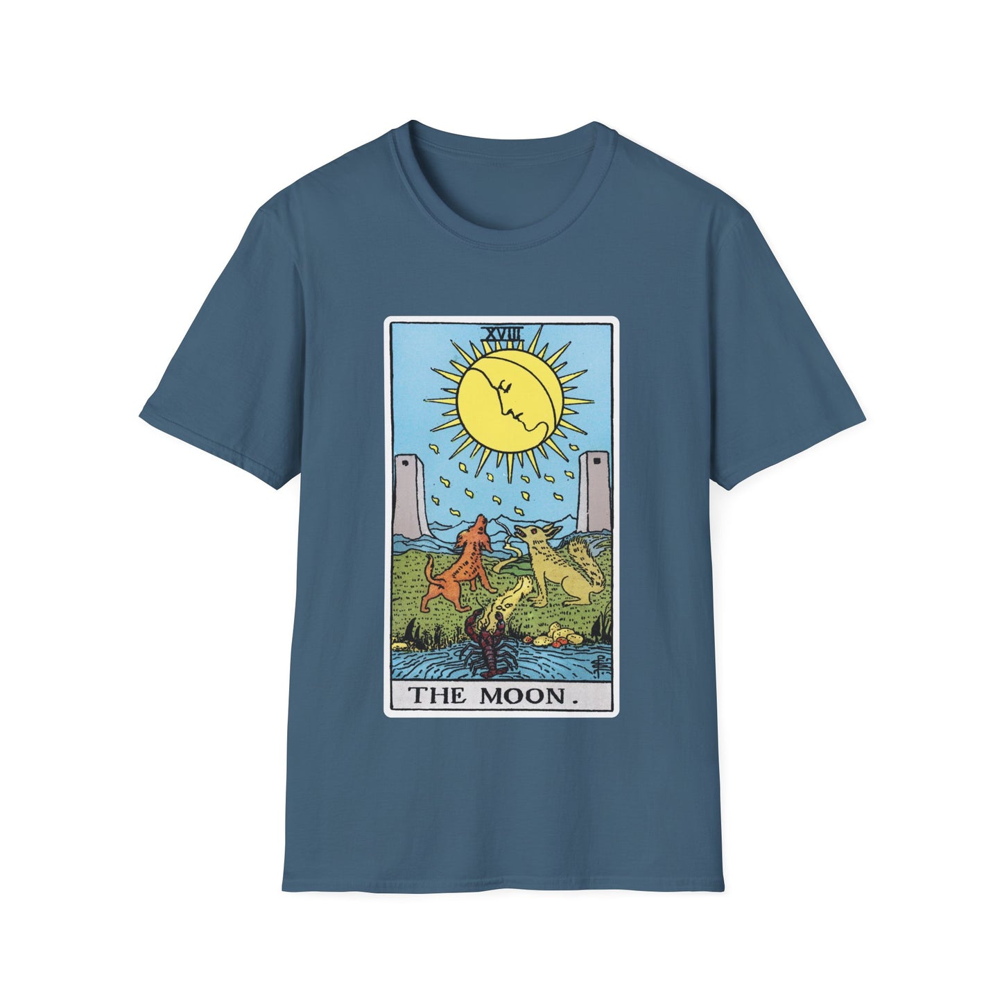 Camiseta de la Carta del Tarot La Luna