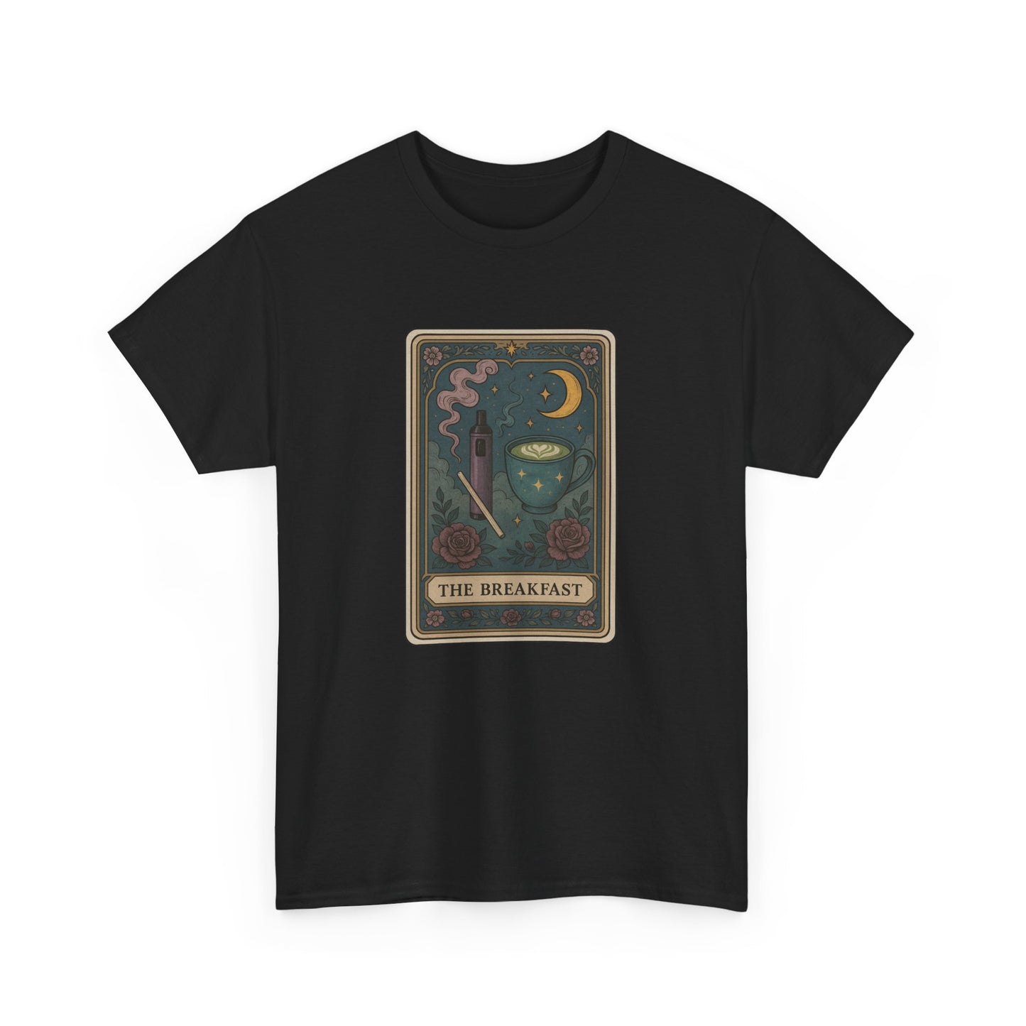 Mock Tarot Card "The Breakfast" Vape and Matcha Unisex T-Shirt