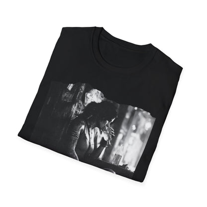 Lara Croft At A Bar T-Shirt