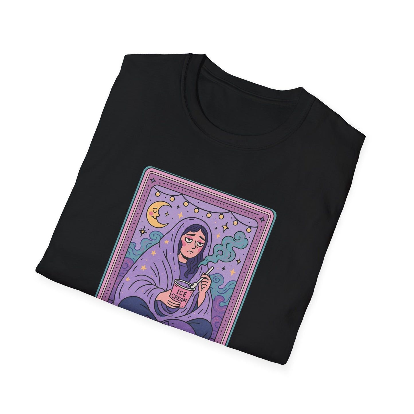 "The Hermit" Cartoon Tarot Card T-Shirt