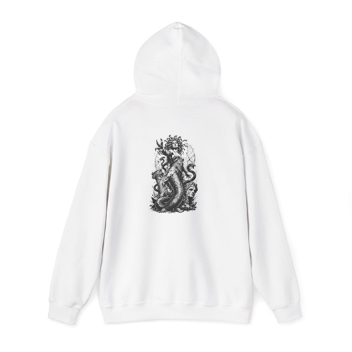 Medusa Illustrated Hoodie (Back)