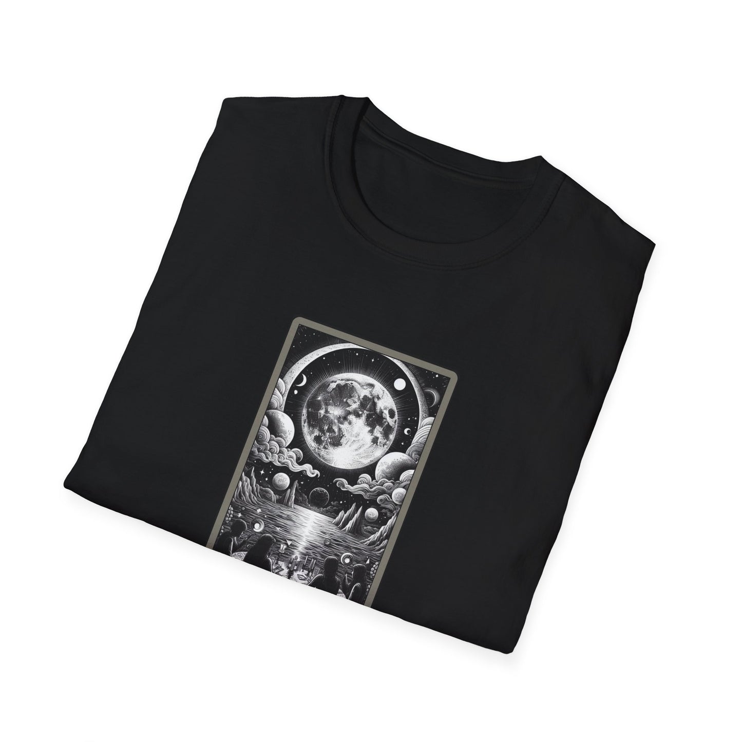 "The Moon" Tarot Card Graphic T-Shirt