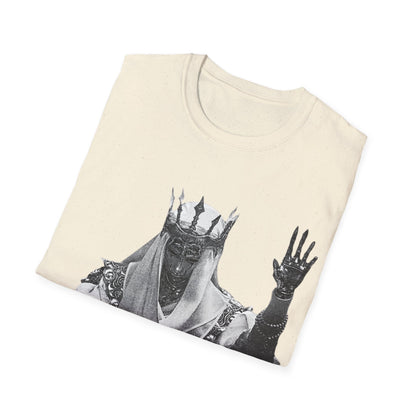 Gothic Chrome King Illustration T-Shirt