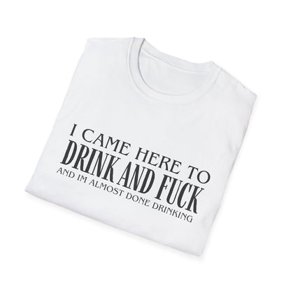 I Came Here to Drink and Fuck T-Shirt