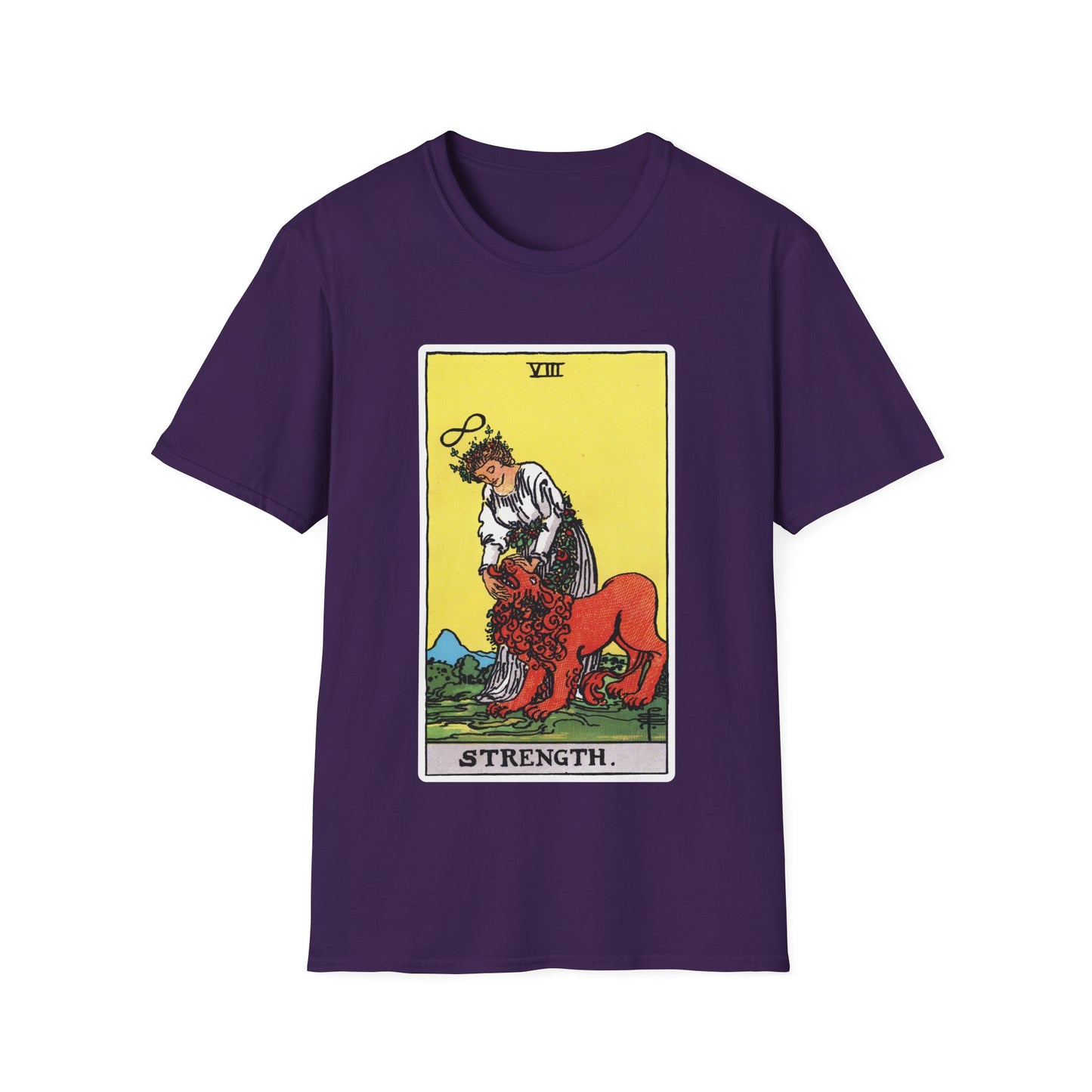 Stärke Tarotkarten-T-Shirt