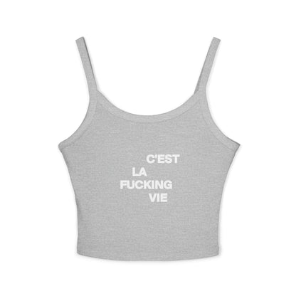 Camiseta sin mangas C'est La P***a Vida
