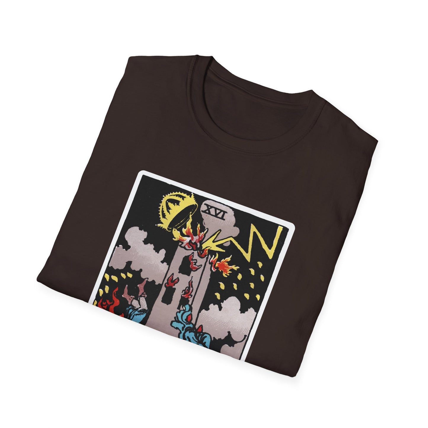 Camiseta de la Carta del Tarot La Torre