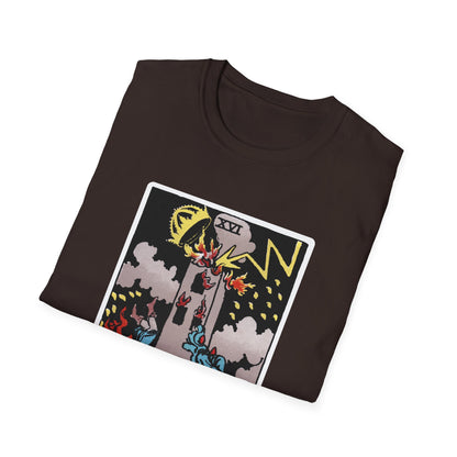 Camiseta de la Carta del Tarot La Torre