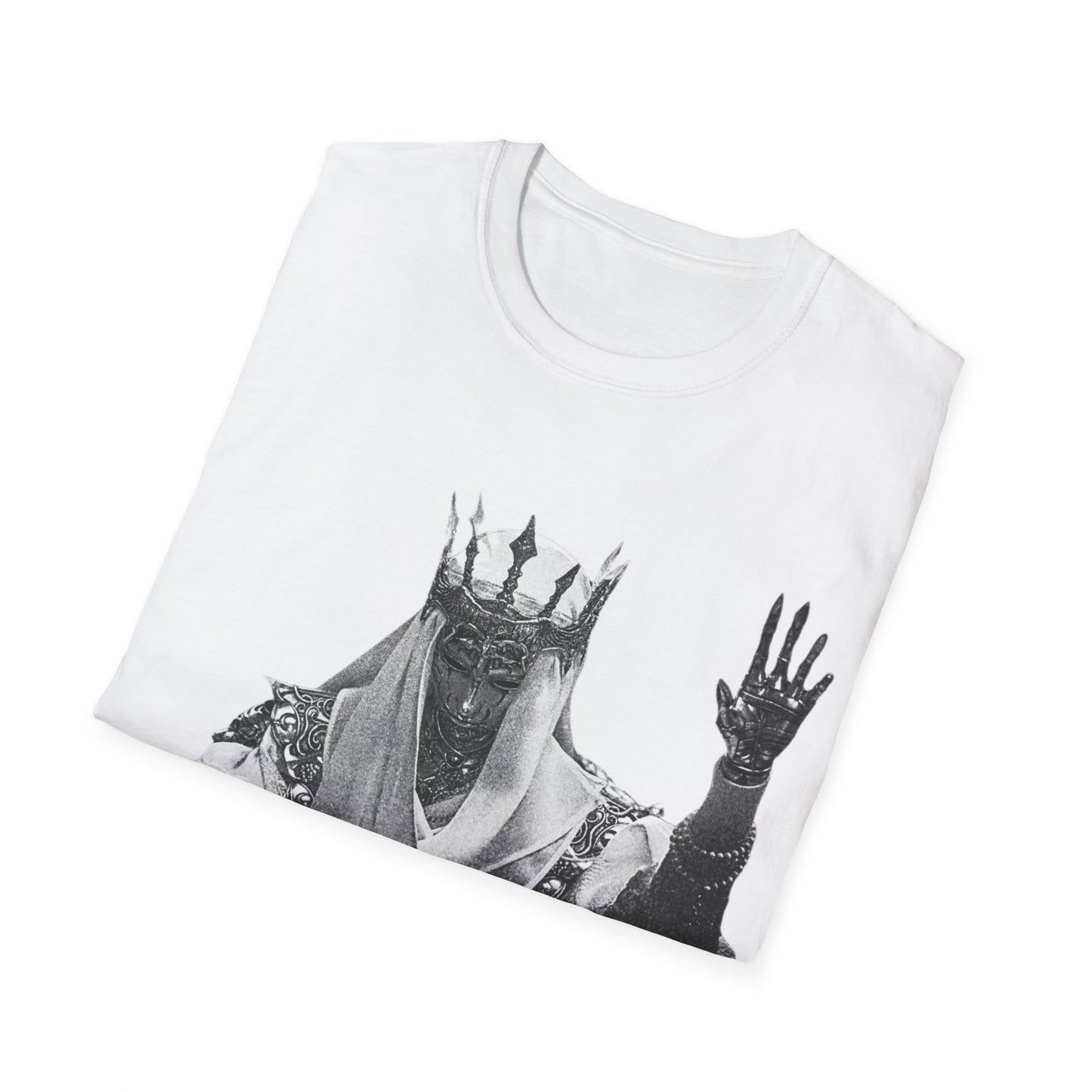 Gothic Chrome King Illustration T-Shirt