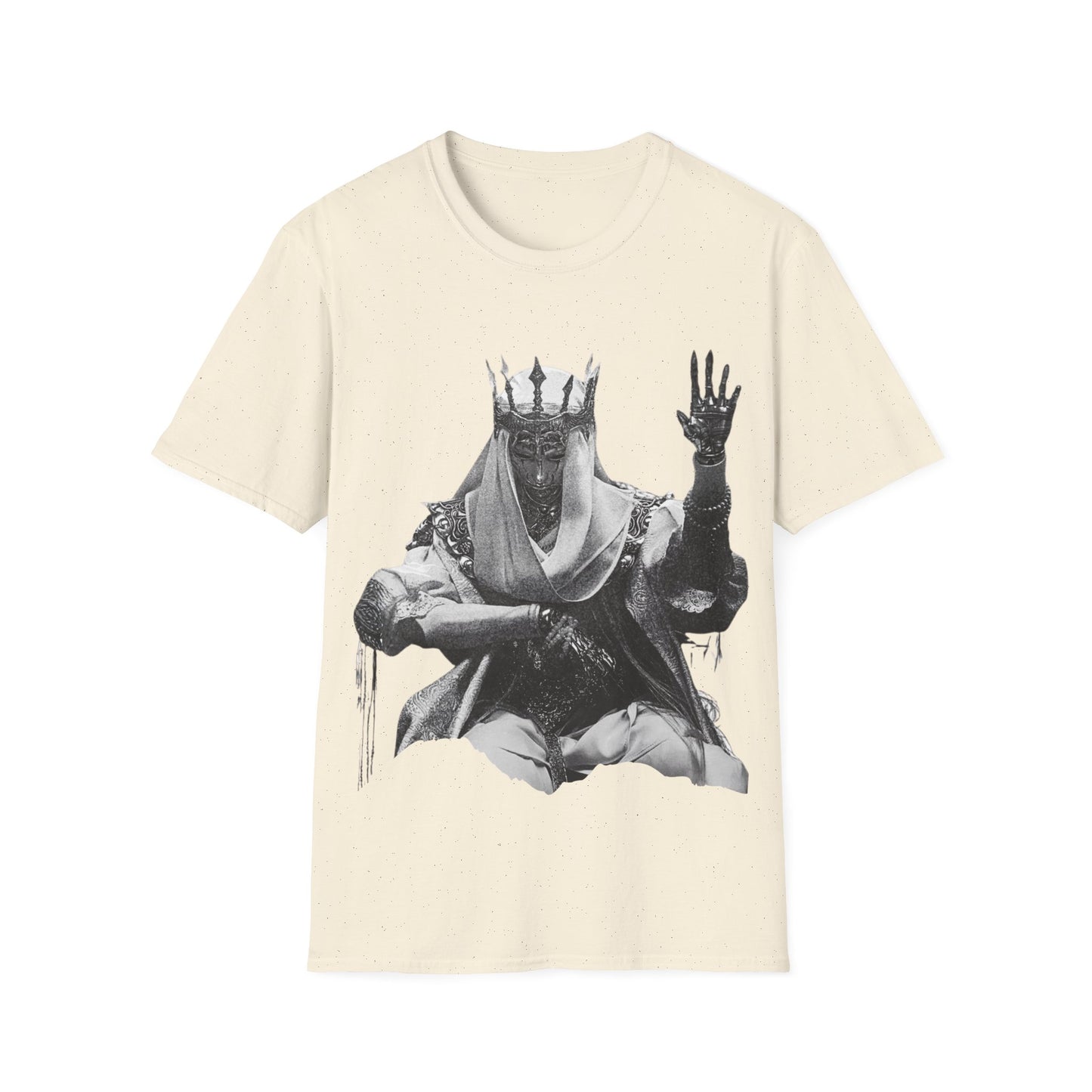 Gothic Chrome King Illustration T-Shirt