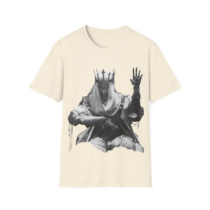 Gothic Chrome King Illustration T-Shirt