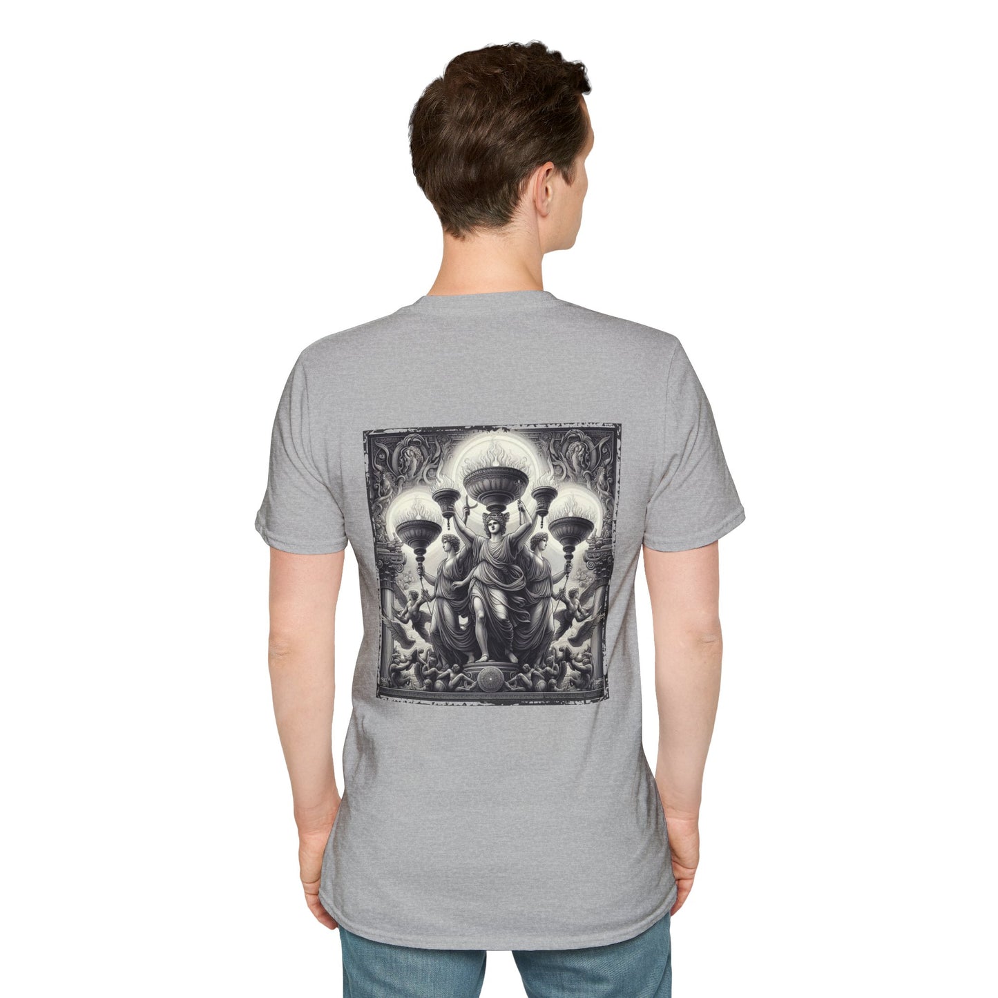 Greek Lampades Graphic T-Shirt