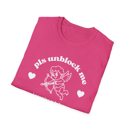 pls unblock me Cupid graphic T-Shirt