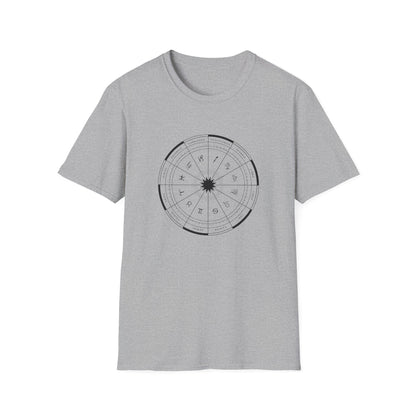 Minimalist Zodiac Wheel T-Shirt