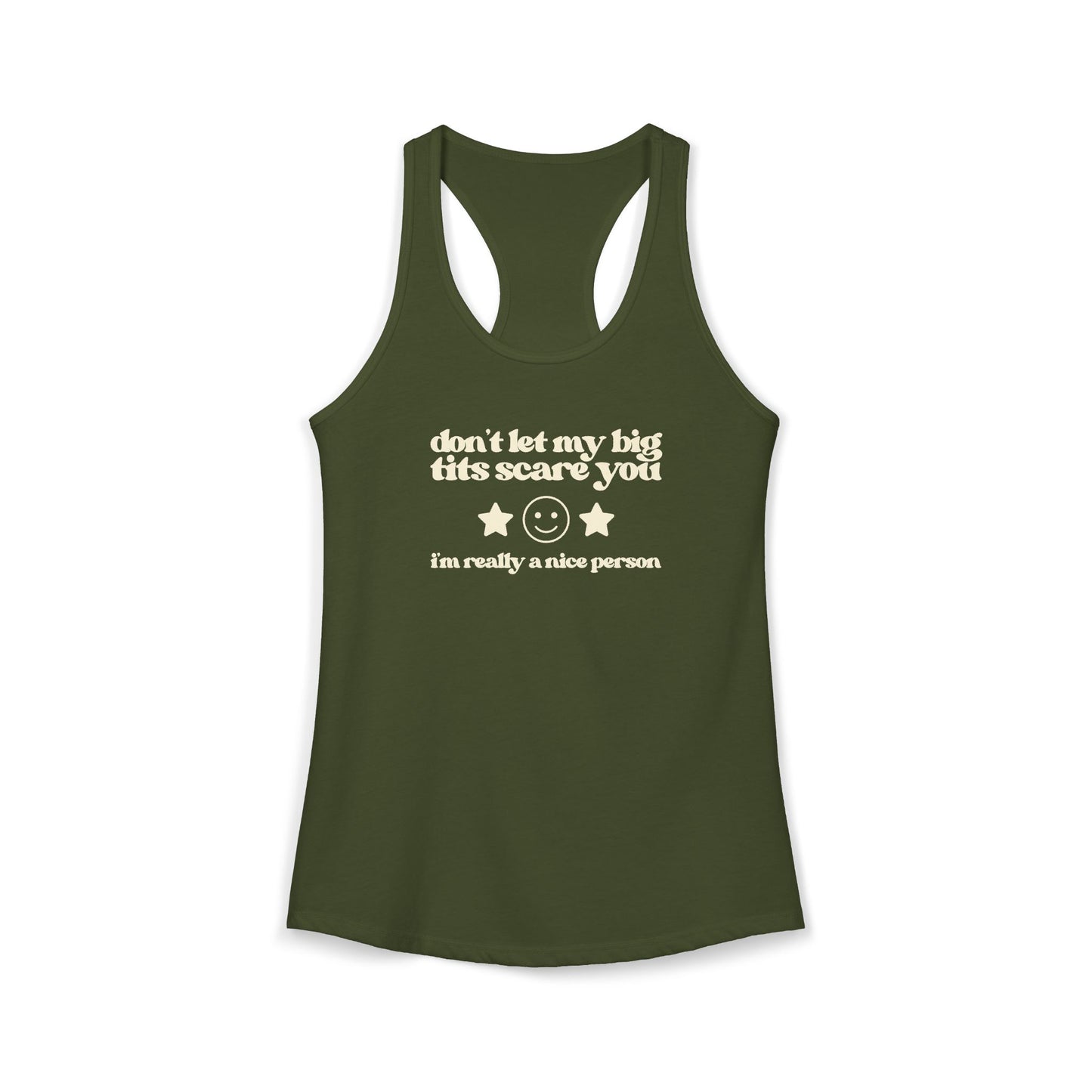 Dont Let My Big Boobs Scare You Y2K Tank