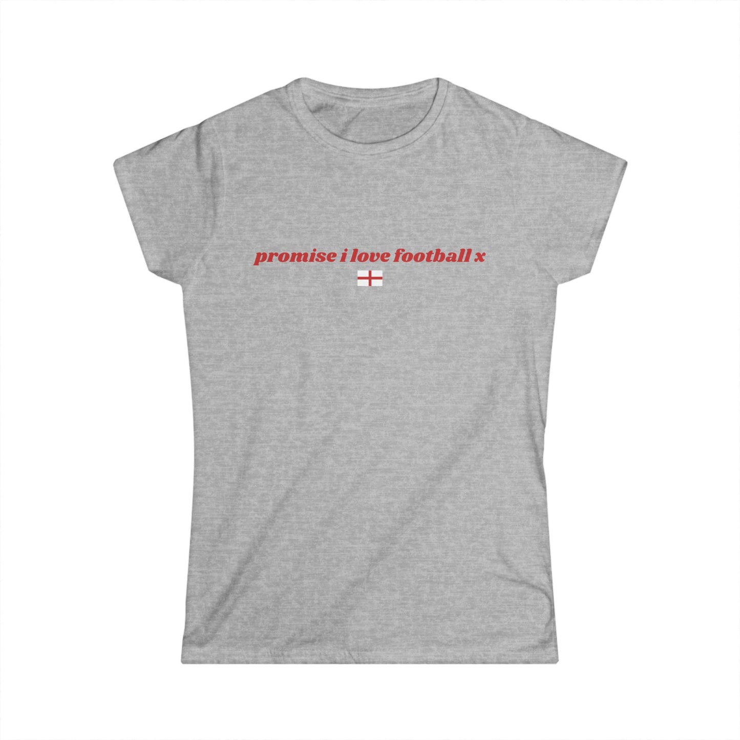 "promise i love football x" World Cup Women's Tee