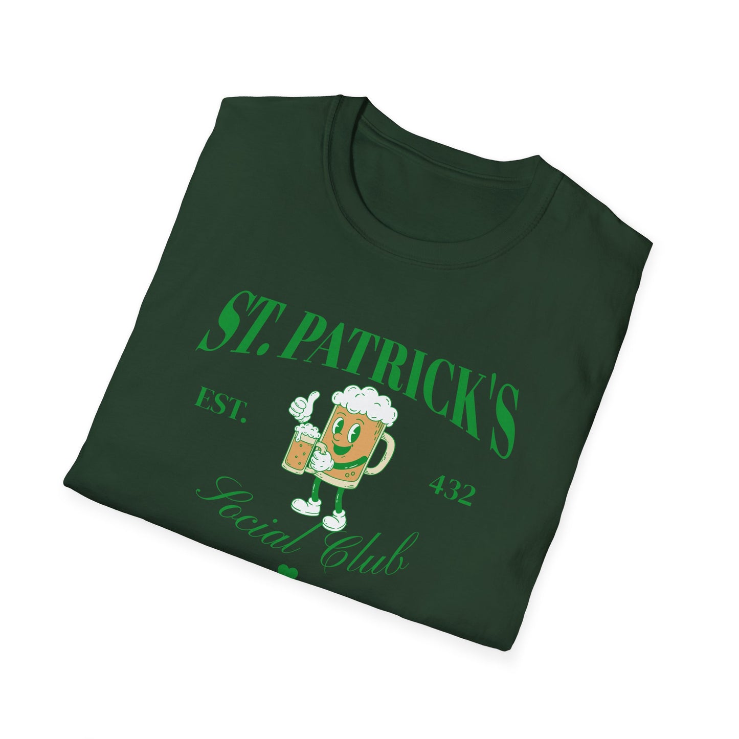 Camiseta gráfica de jarra de cerveza de San Patricio