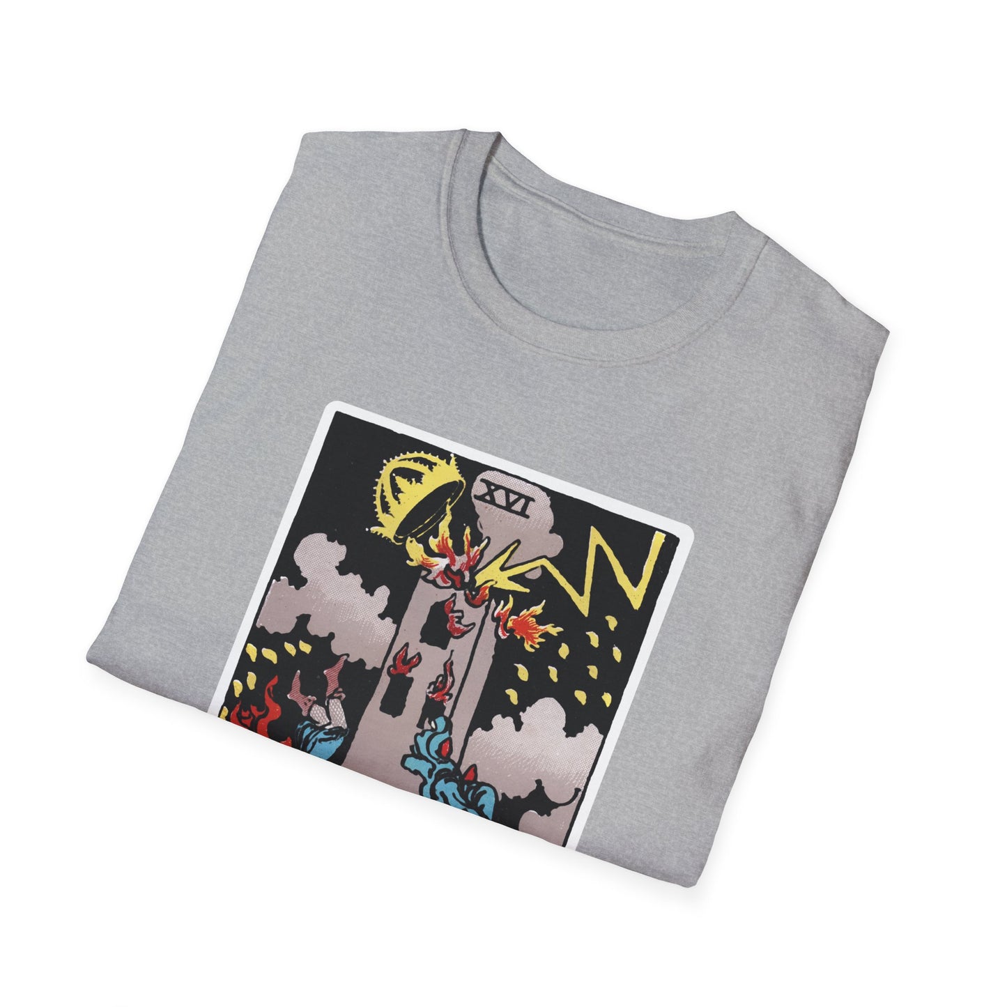 Camiseta de la Carta del Tarot La Torre
