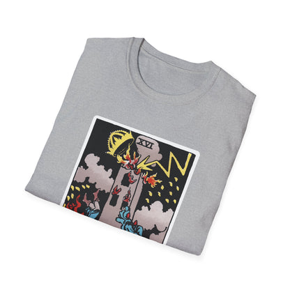 Camiseta de la Carta del Tarot La Torre
