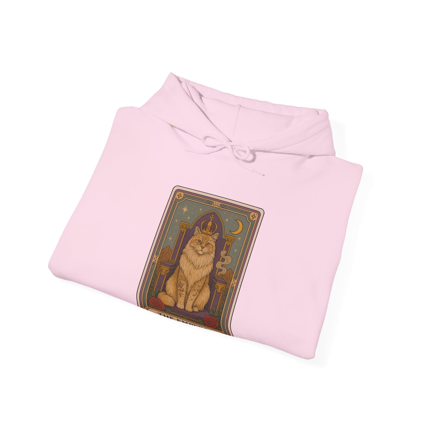 Mock Tarot Card "The Emperor" Cat Hoodie