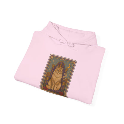 Mock Tarot Card "The Emperor" Cat Hoodie