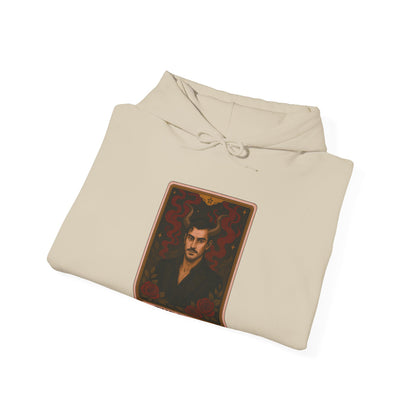 Mock Tarot Card "The Devil" (It's just a man...) Hoodie