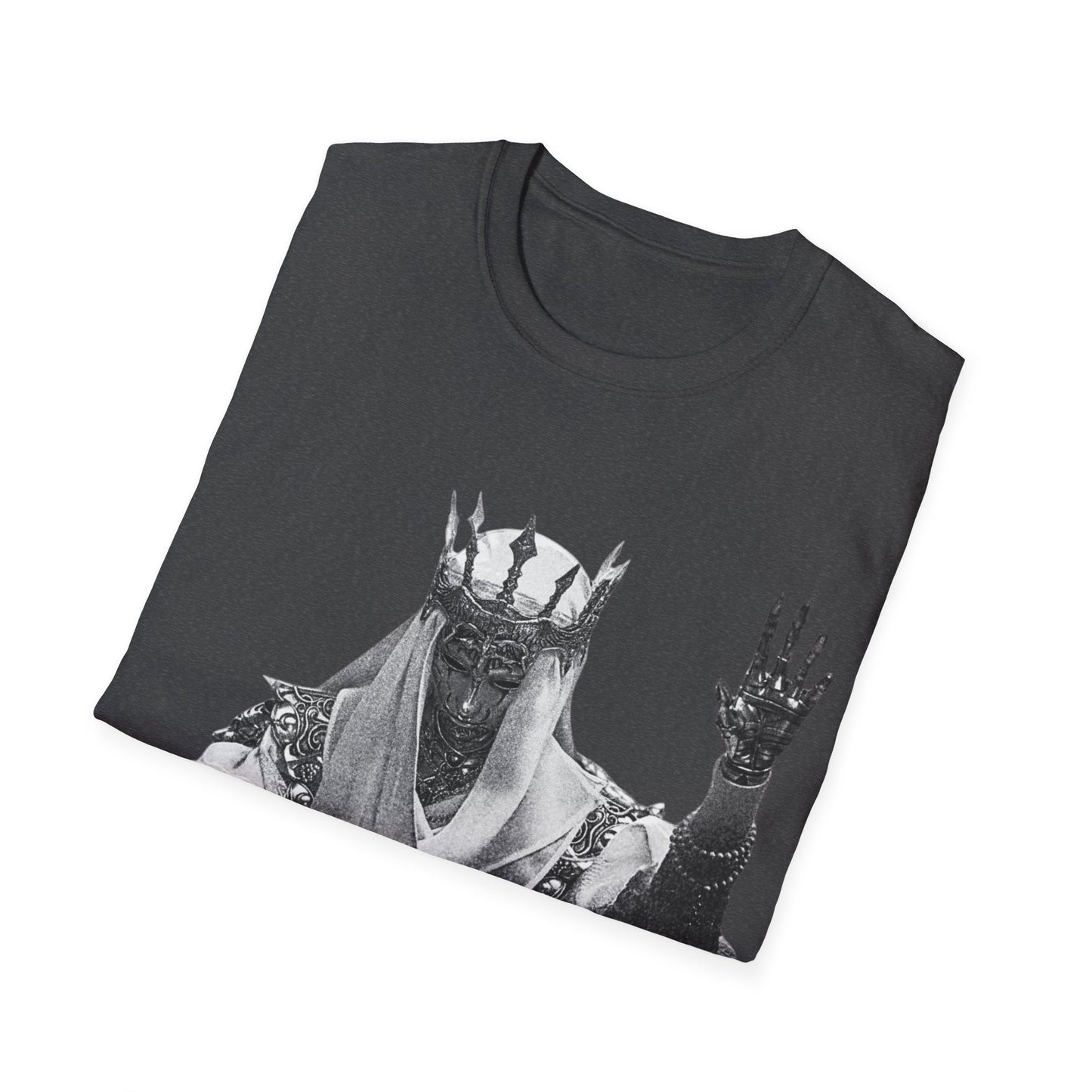 Gothic Chrome King Illustration T-Shirt