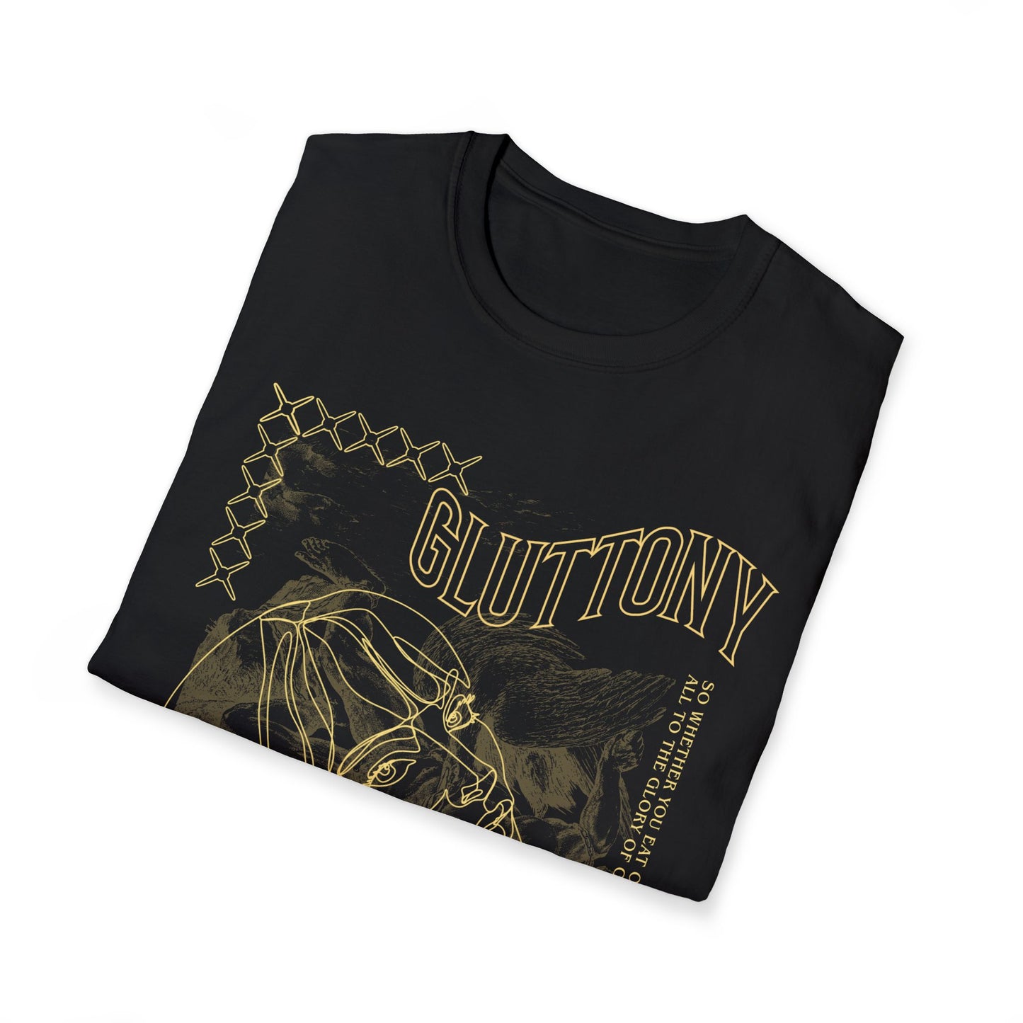 7 Todsünden Völlerei T-Shirt