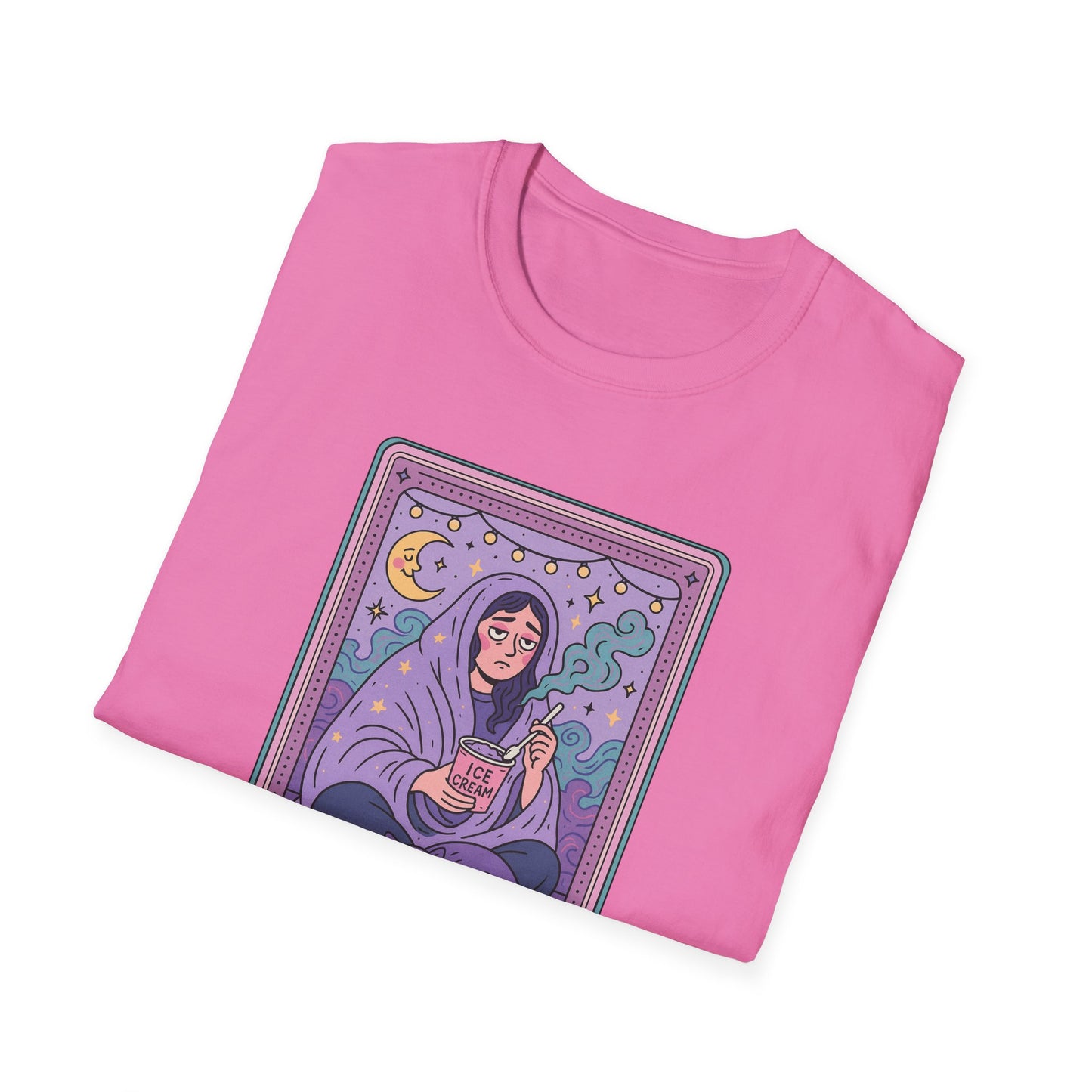 "The Hermit" Cartoon Tarot Card T-Shirt