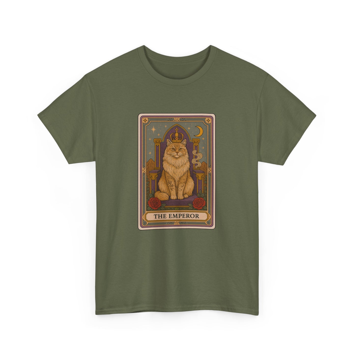 Mock Tarot Cards "The Emperor" Cat Unisex T-Shirt