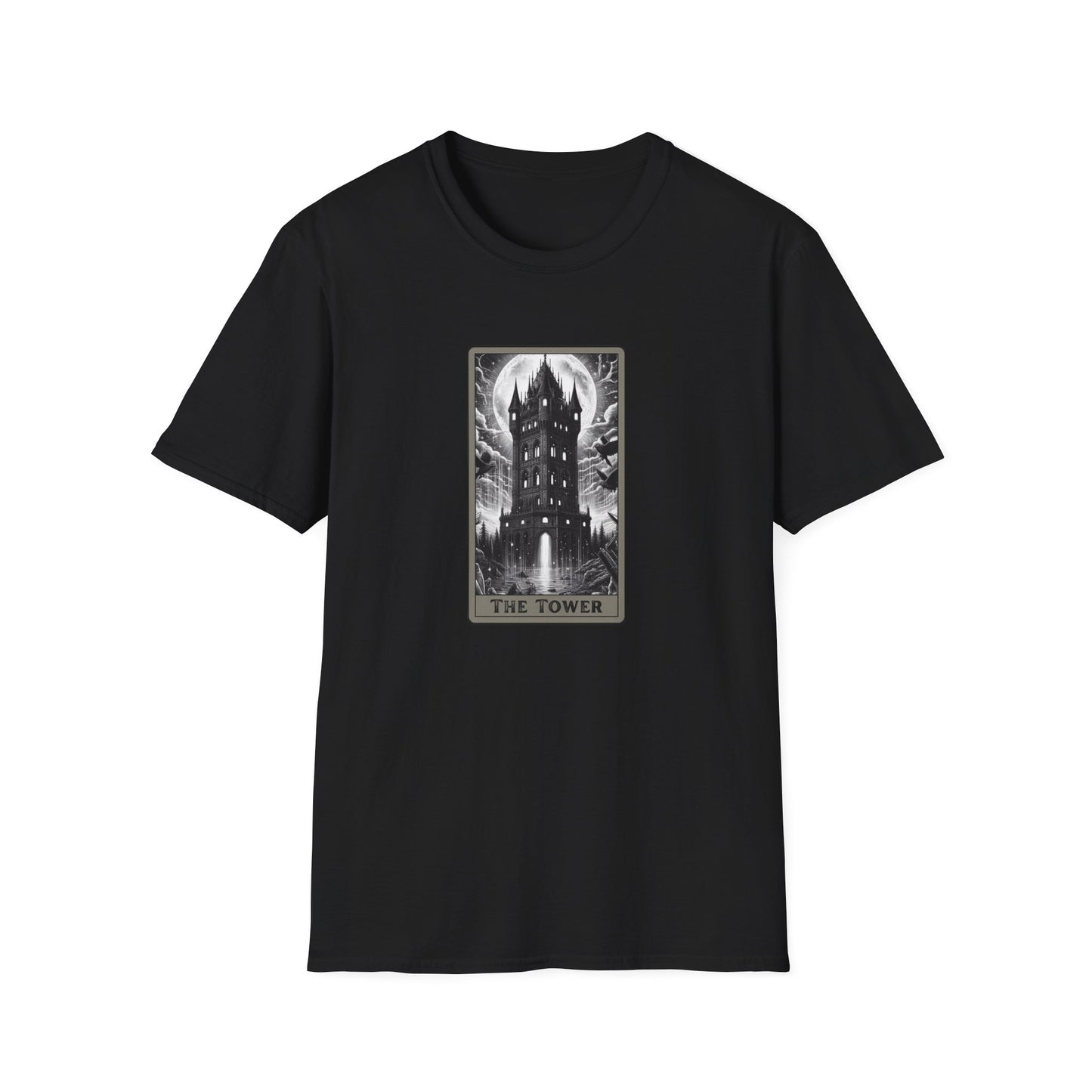 "The Tower" Tarot Card Graphic T-Shirt