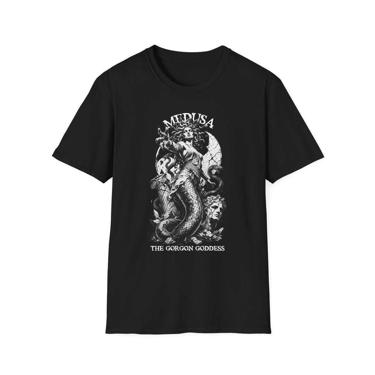 Medusa Illustrated T-Shirt (Front)