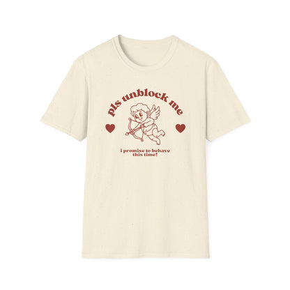 pls unblock me Cupid graphic T-Shirt