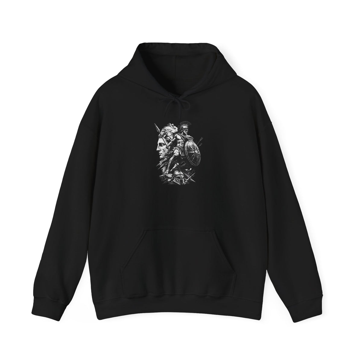 Achilles Illustrated Hoodie (Front)