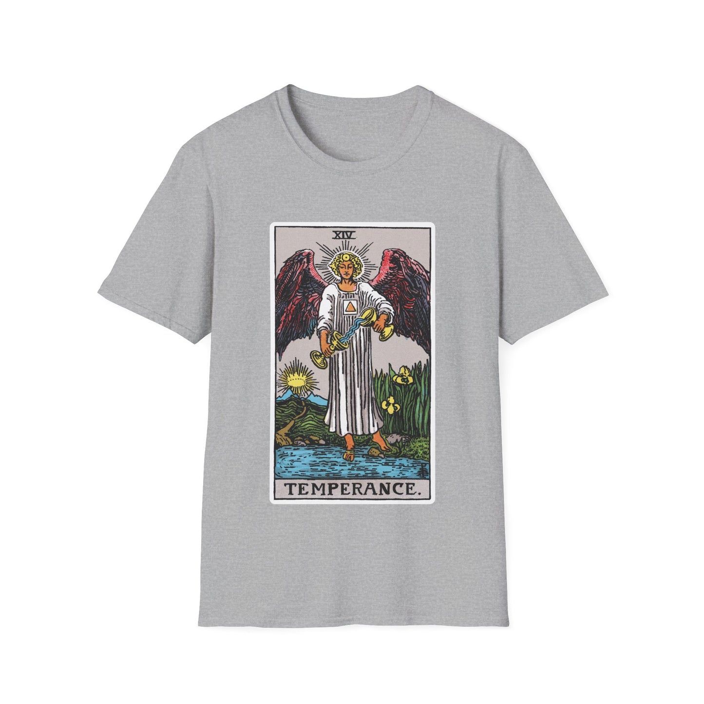 Mäßigkeit Tarotkarten T-Shirt